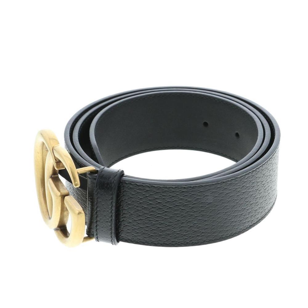 Gucci Gg Buckle Belt Gg Marmont Gg Black Ab View 2